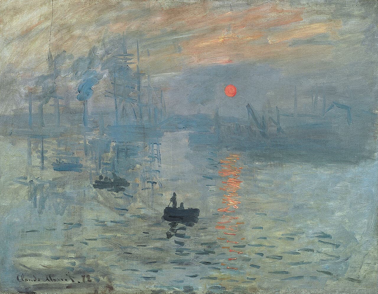 impression soleil levant claude monet 1872