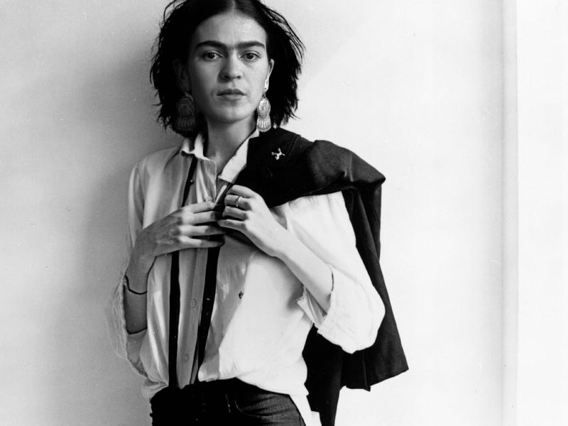 frida kahlo bei einem shooting