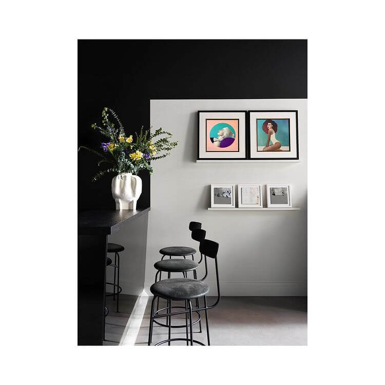 décoration murale tableau salle à manger design