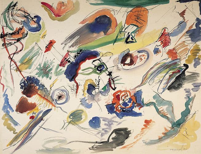 oeuvre d'art de kandinsky 