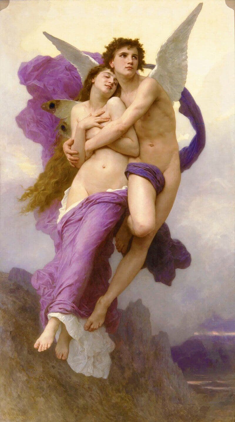 THE ABDUCTION OF PSYCHE BY EMILE SIGNOL