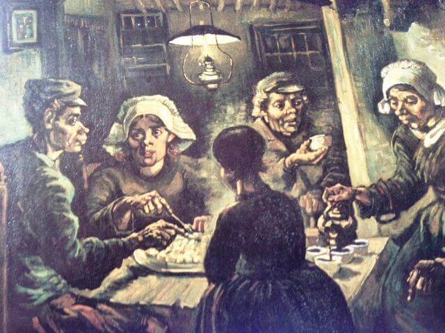 les mangeurs de pomme de terre tableau van gogh