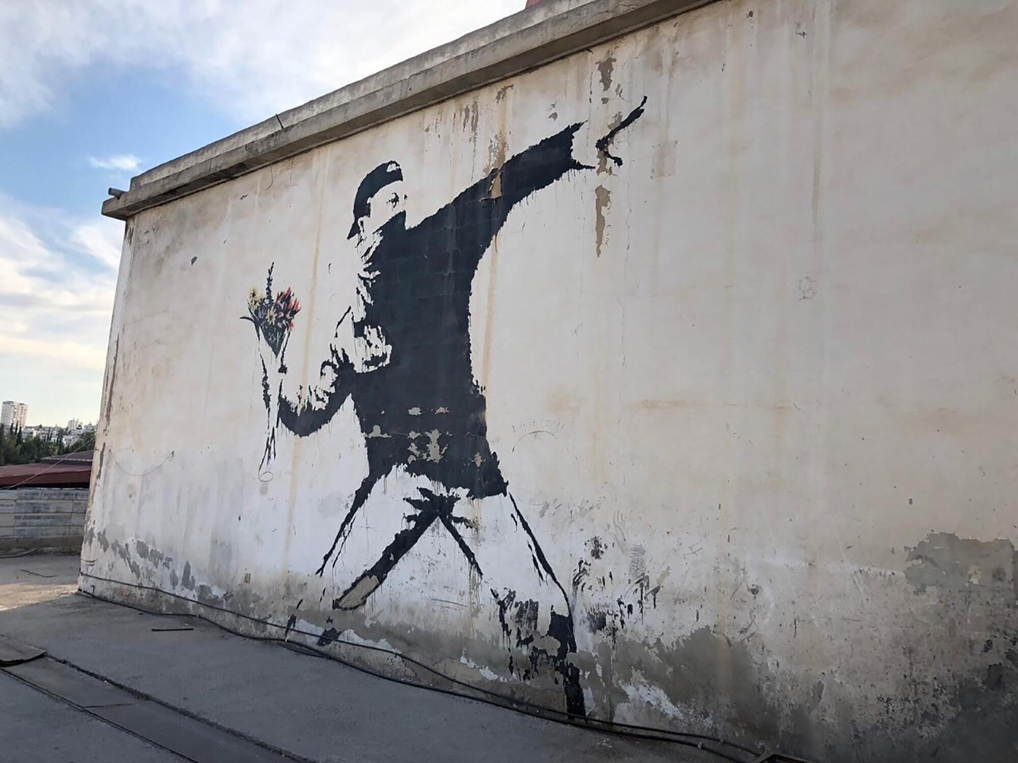Liebe liegt in der Luft Banksy