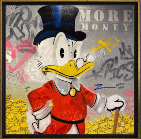 More monney Kedarone France peinture picsou