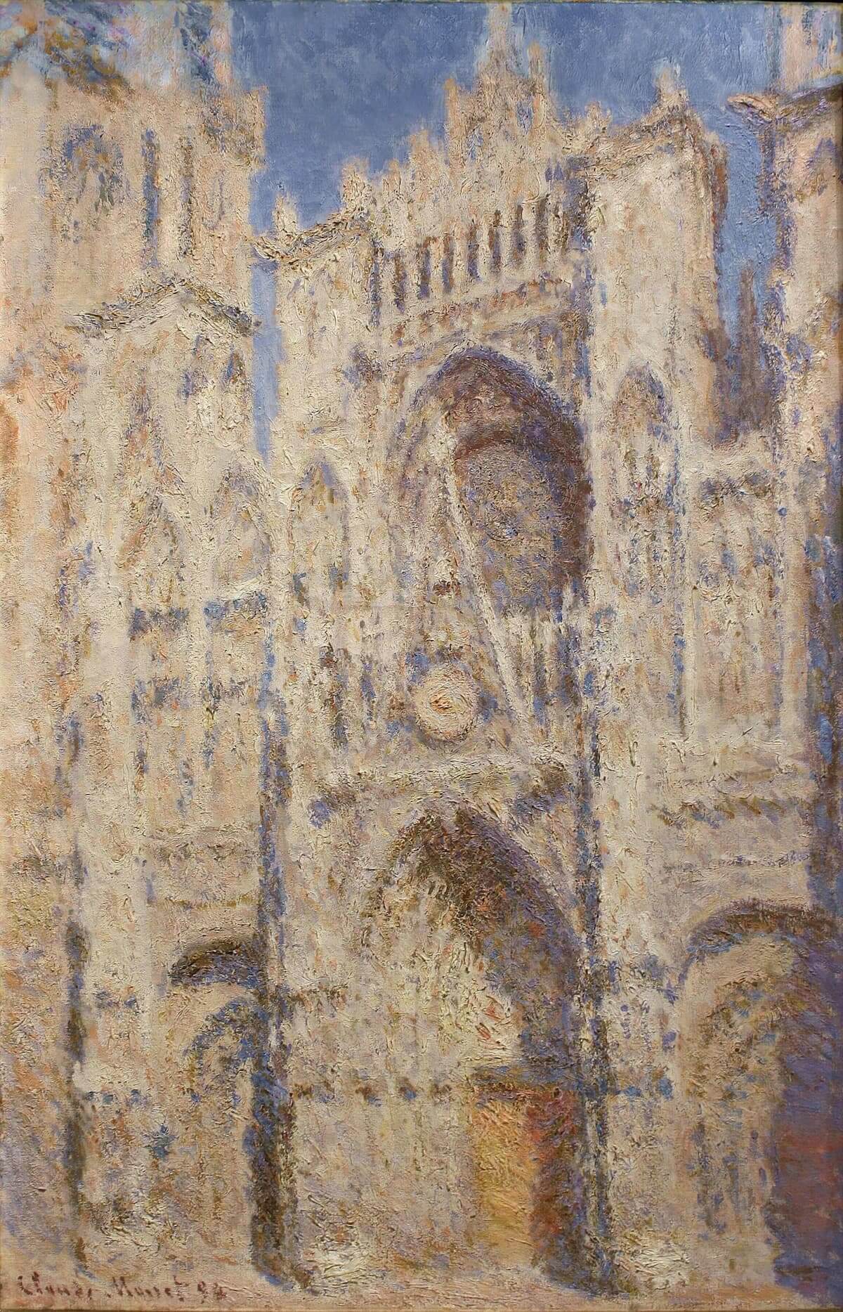 Série de 30 cathédrale par claude monet impressionniste