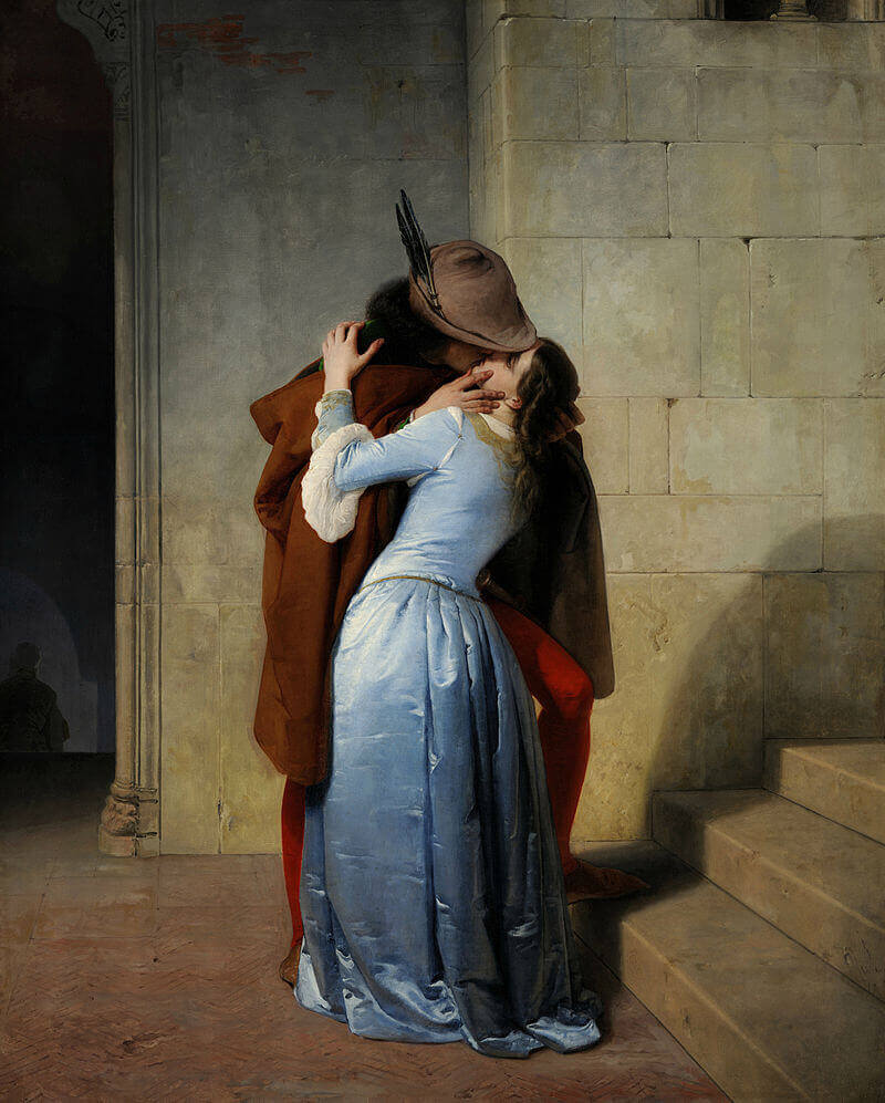 THE KISS BY francesco hayez