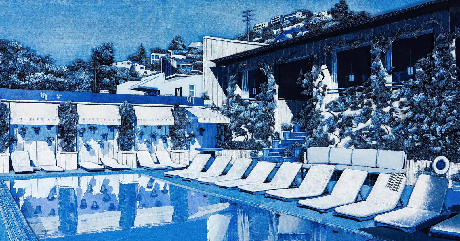 ian berry art et denim upcycling dans l'art