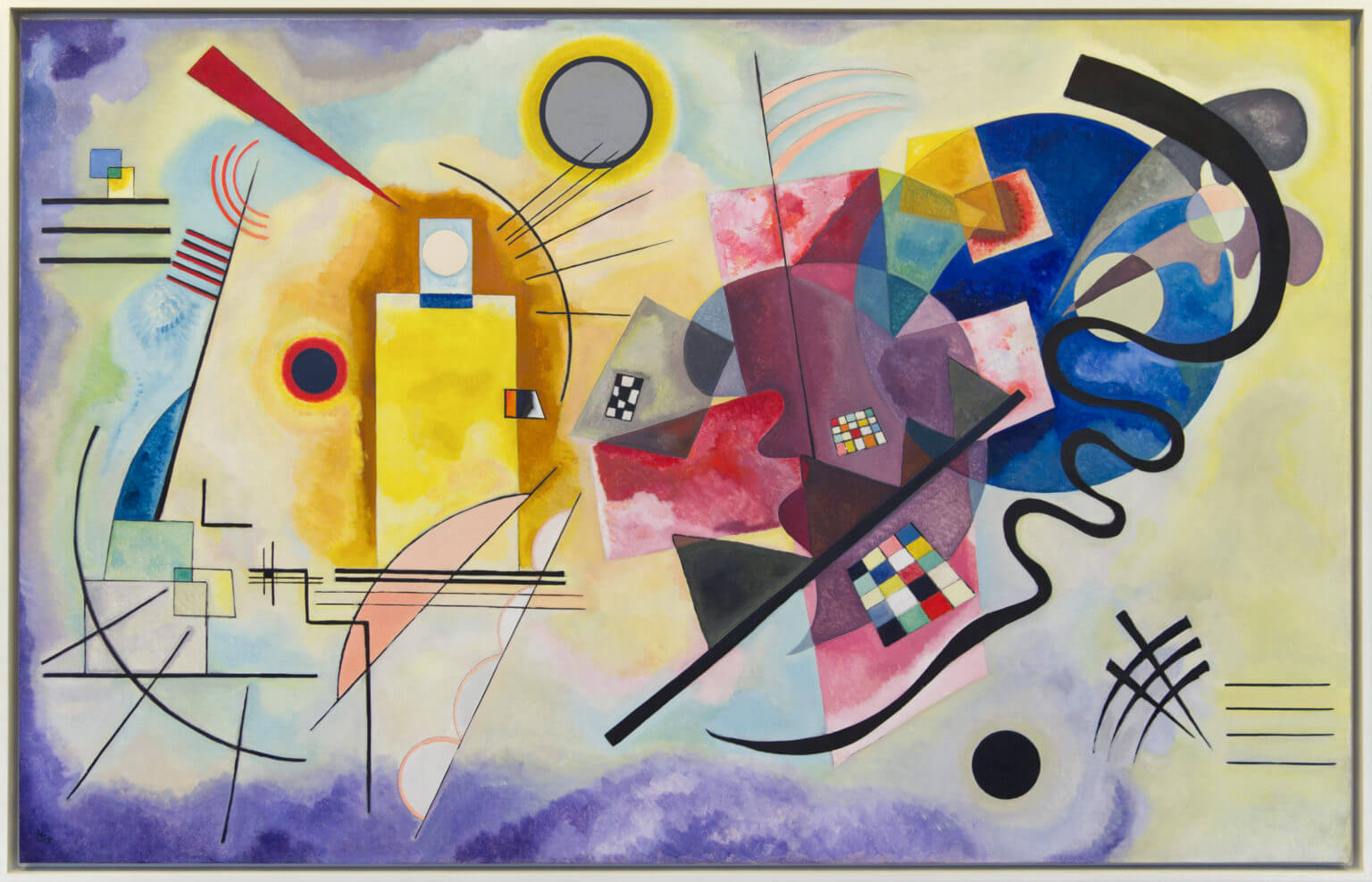 jaune rouge bleu kandinsky