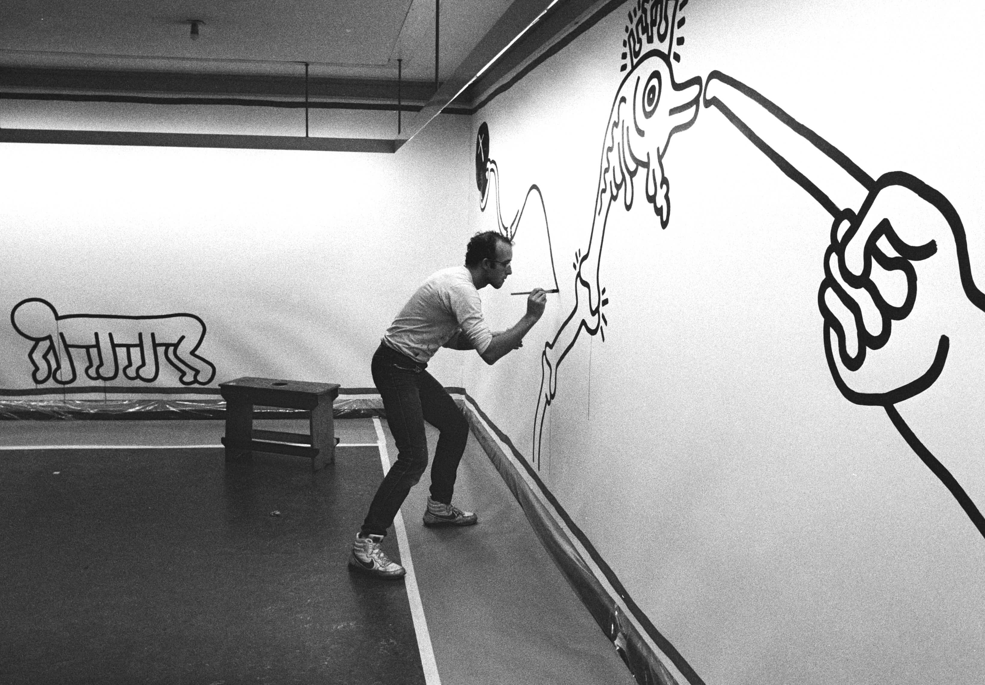 image d'une oeuvre d'art de keith haring