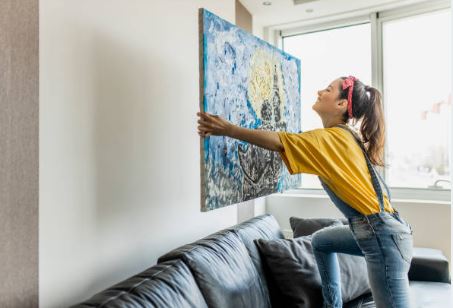 accrocher un cadre mur placo