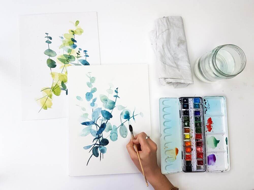 peinture aquarelle images de fleurs