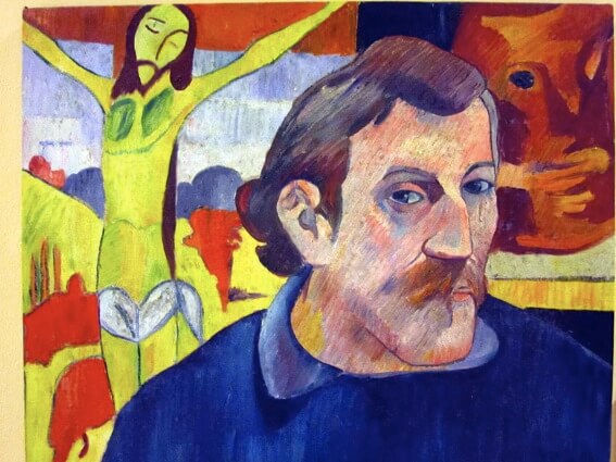 autoportrait de Paul Gauguin - Christ Jaune