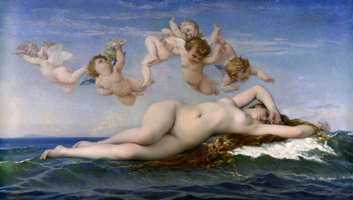 tableau La Naissance de Vénus d'Alexandre Cabanel