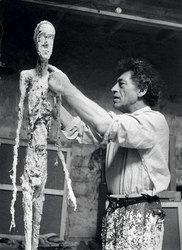 giacometti atelier sculpture