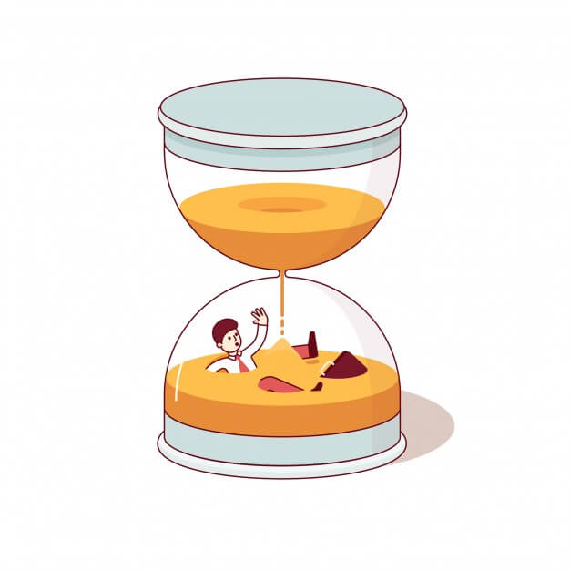 sablier patience et precipitation avant d'acheter un tableau street art