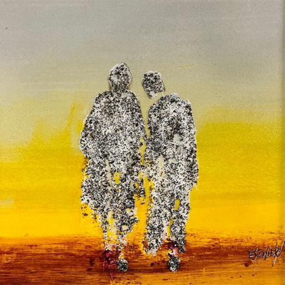 tableaux jaune pour une déco jaune 