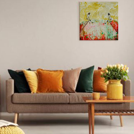 déco murale aune salon maison 