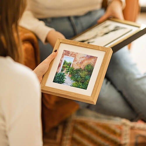 décoration terracotta tableau