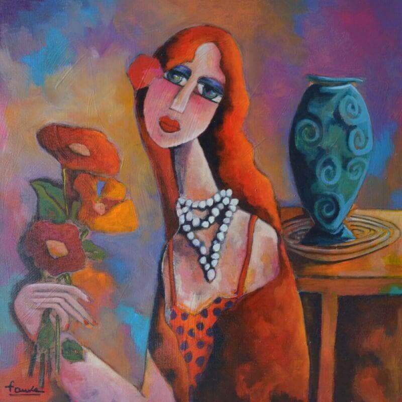 oeuvre art intérieur boheme 2