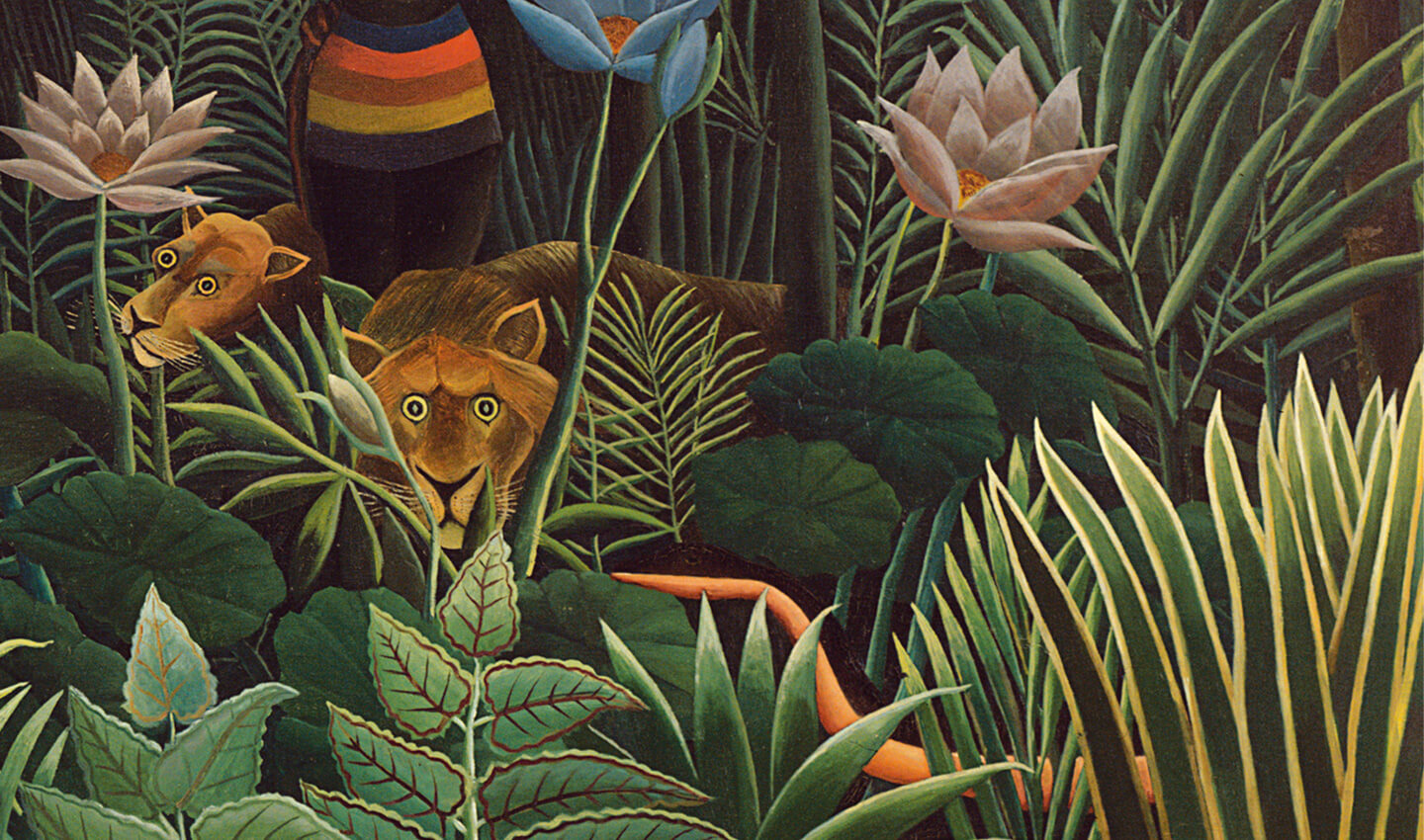 henri rousseau le douanier tigre tableau animaux