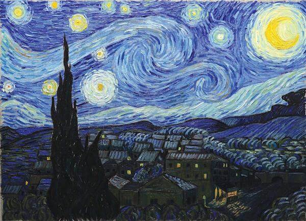 la nuit étoilee tableau van gogh