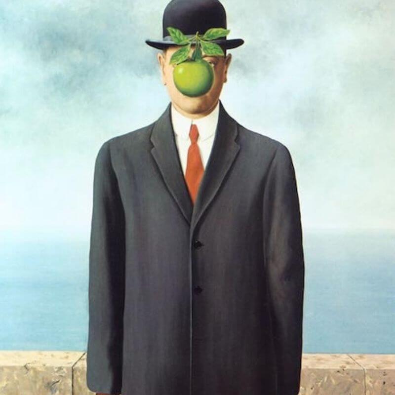 Collection hommage a magritte carré d'artistes