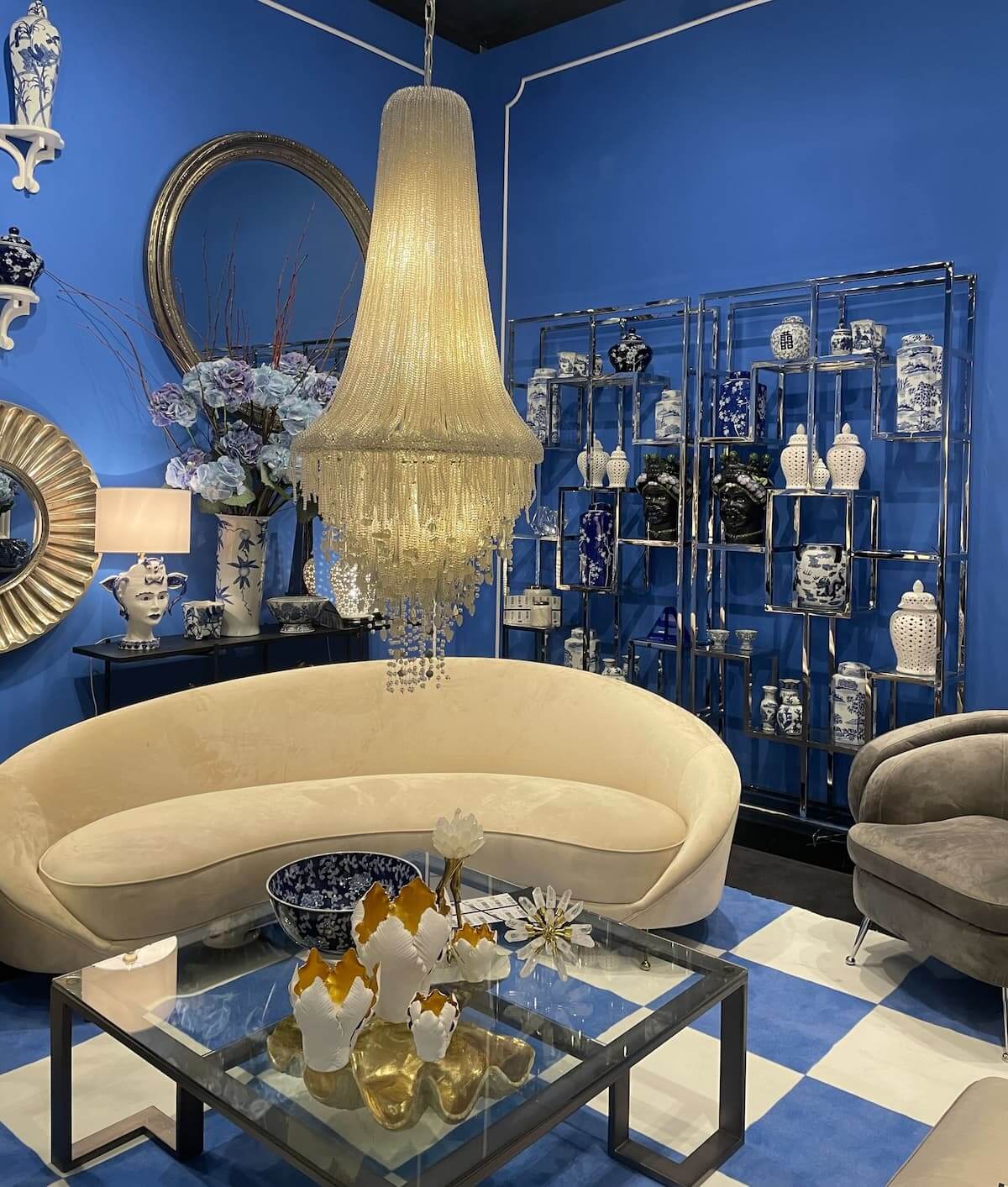 tendance décoration intérieure formes rondes et couleurs vives