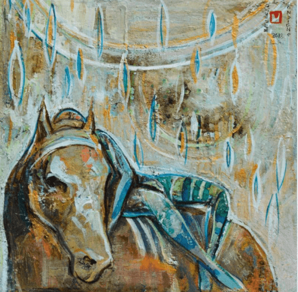 tableau cheval marcela