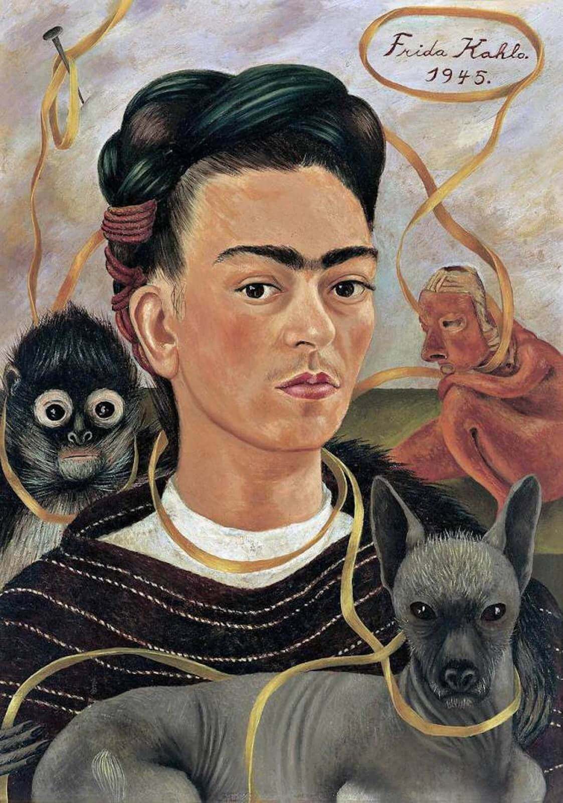 self-portrait of frida kahlo