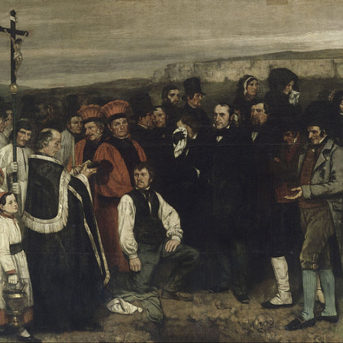 L'APRÈS-DÎNÉE À ORNANS, LE TABLEAU DU DÉBUT DE LA RECONNAISSANCE, oeuvre célèbre de Gustave Courbet