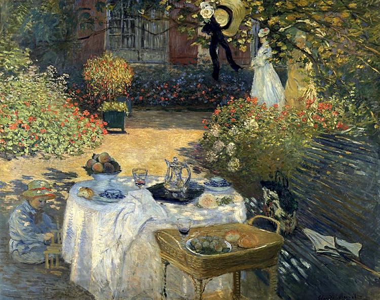 le déjeuner par claude monet 