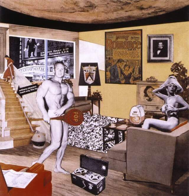 tableau pop art just what is it that makes today’s homes so different, so appealing ?, Richard Hamilton
