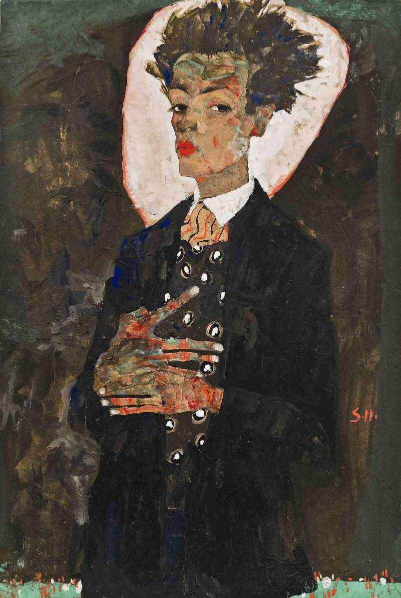 autoportrait de egon schiele