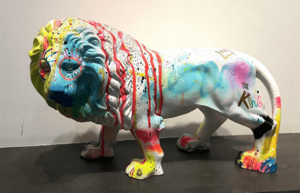 Sculptures en résine  The Pol Girl Donomiq