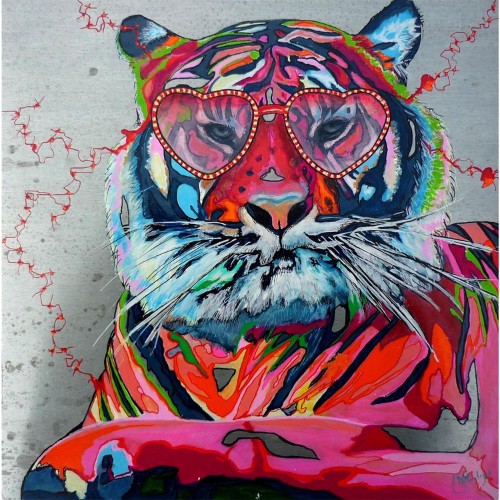 painting animals pop art