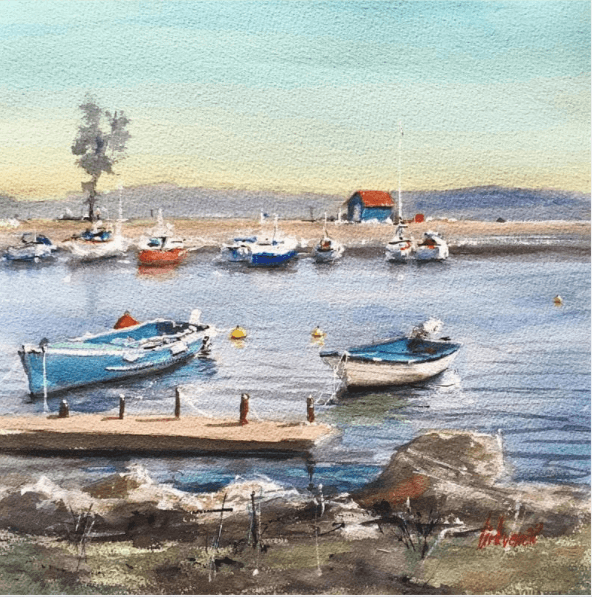 peinture marine par thomir artiste peintre chez carré d'artistes