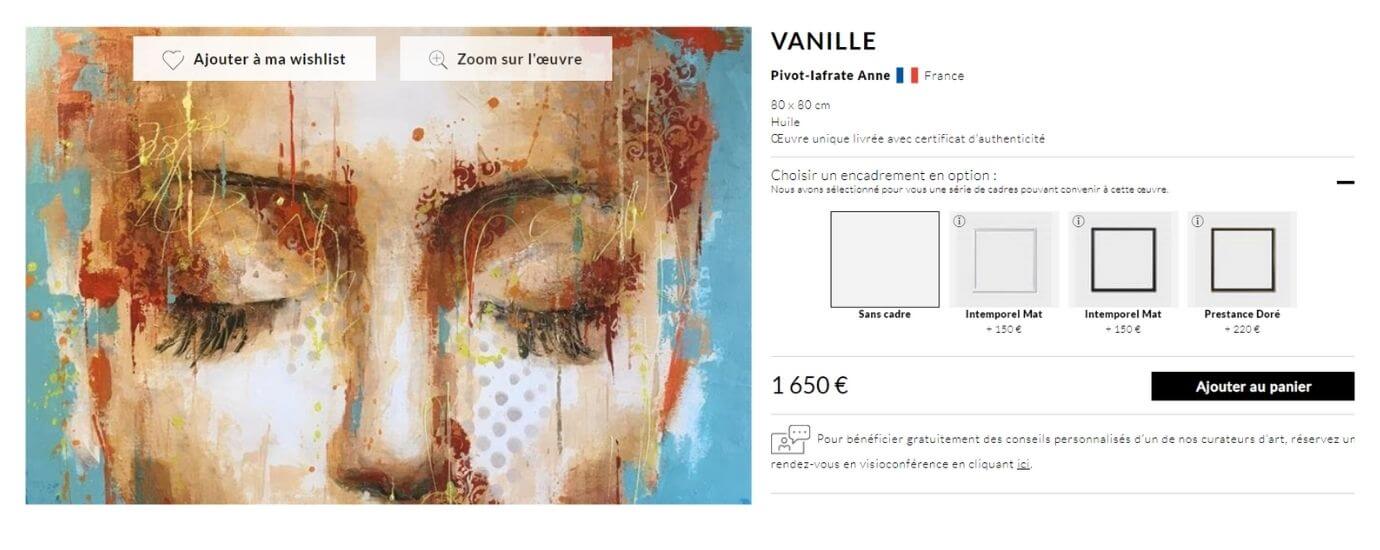 Ajouter une oeuvre d'art à sa wishlist, conseil pour acheter de l'art